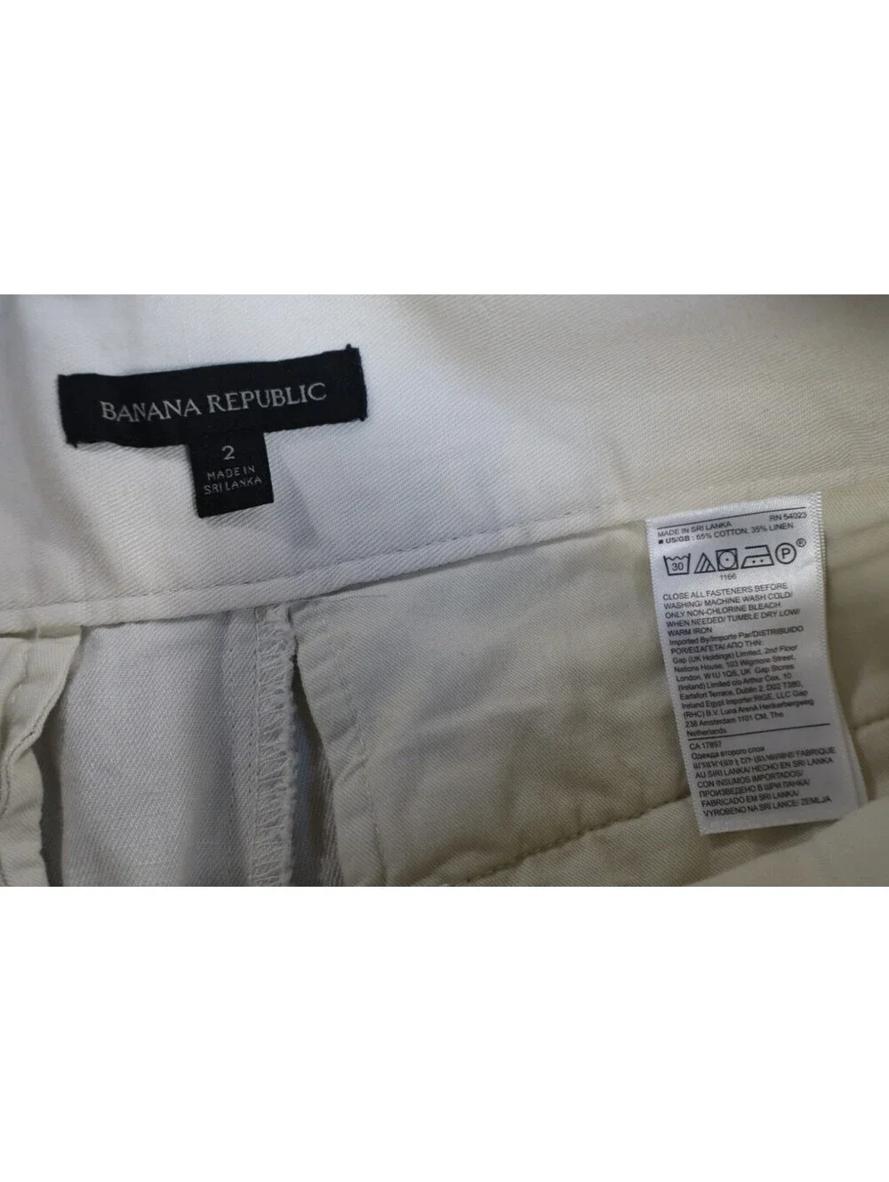 Banana Republic Women's Wide Leg Pants,cargo pocket, Size 2